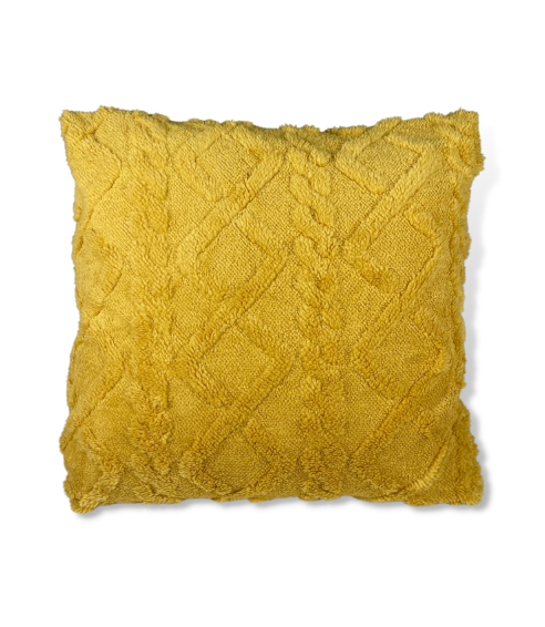 Dekoratīvi spilvenu pārvalki „Yellow Jacquard“ 1 gab.. Dekoratīvie spilvenu pārvalki