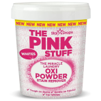 Traipu tīrītājs baltai veļai “The Pink Stuff powder whites”. Efektīvs traipu tīrītājs the pink stuff, kas paredzēts baltai veļai.