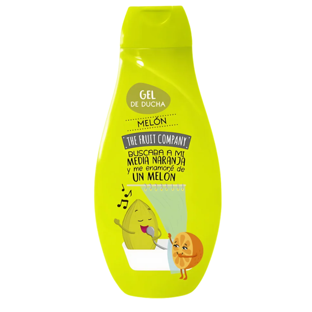 Dušas želeja “Shower Gel The Fruit Company Naranja un Melon”. The fruit company dušas želeja ar melones aromātu iepakojumā