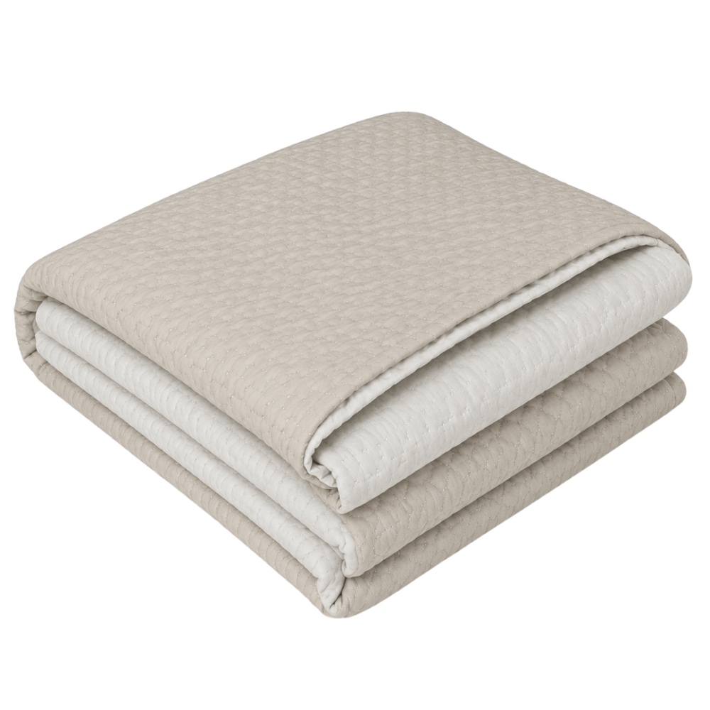 Gultas pārklājs "Cream trapuntino Bedspread". Pledi, 170x250 cm, 200x250 cm. Krēmkrāsas gultas pārklājs ar smalkiem taisnstūru rakstiem Gultas pārklājs "Cream trapuntino Bedspread". Pledi, 170x250 cm, 200x250 cm. Krēmkrāsas gultas pārklājs ar smalkiem taisnstūru rakstiem