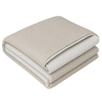 Gultas pārklājs "Cream trapuntino Bedspread". Pledi, 170x250 cm, 200x250 cm. Krēmkrāsas gultas pārklājs ar smalkiem taisnstūru rakstiem Gultas pārklājs "Cream trapuntino Bedspread". Pledi, 170x250 cm, 200x250 cm. Krēmkrāsas gultas pārklājs ar smalkiem taisnstūru rakstiem