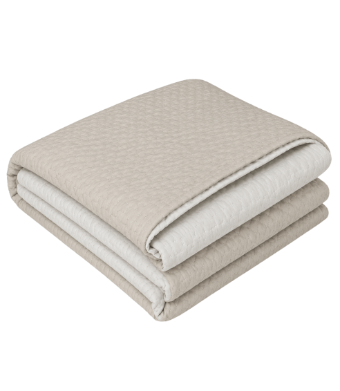Gultas pārklājs "Cream trapuntino Bedspread". Pledi