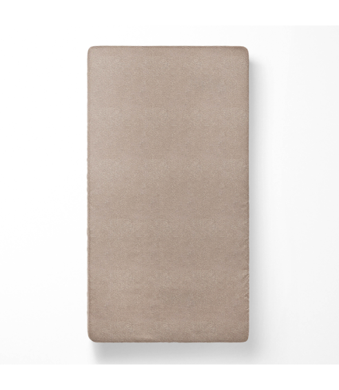 Frotē audums palags ar gumiju „Beige Terry sheet“. Palags ar gumiju 90x200