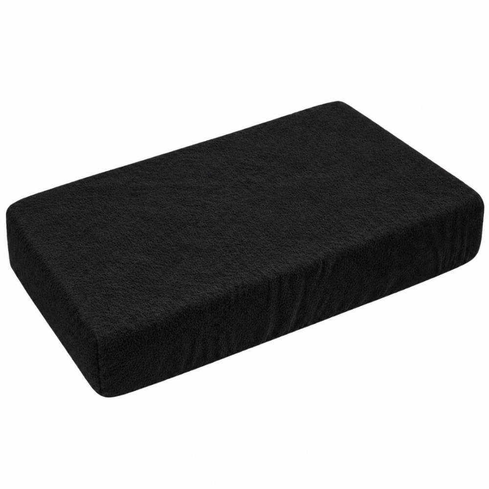 Frotē audums palags ar gumiju „Black frote“. Palags ar gumiju 180x200, 90x200 cm, 140x200 cm, 160x200 cm, 180x200 cm, 200x220 cm. Melns palags ar gumiju un blīvu cilpveida frotē tekstūru. Frotē audums palags ar gumiju „Black frote“. Palags ar gumiju 180x200, 90x200 cm, 140x200 cm, 160x200 cm, 180x200 cm, 200x220 cm. Melns palags ar gumiju un blīvu cilpveida frotē tekstūru.