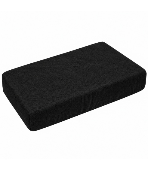 Frotē audums palags ar gumiju „Black frote“. Palags ar gumiju 90x200