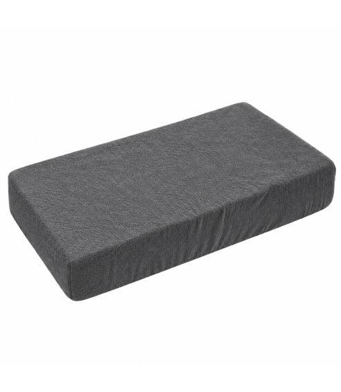 Frotē audums palags ar gumiju „Dark grey frote“. Palags ar gumiju 90x200