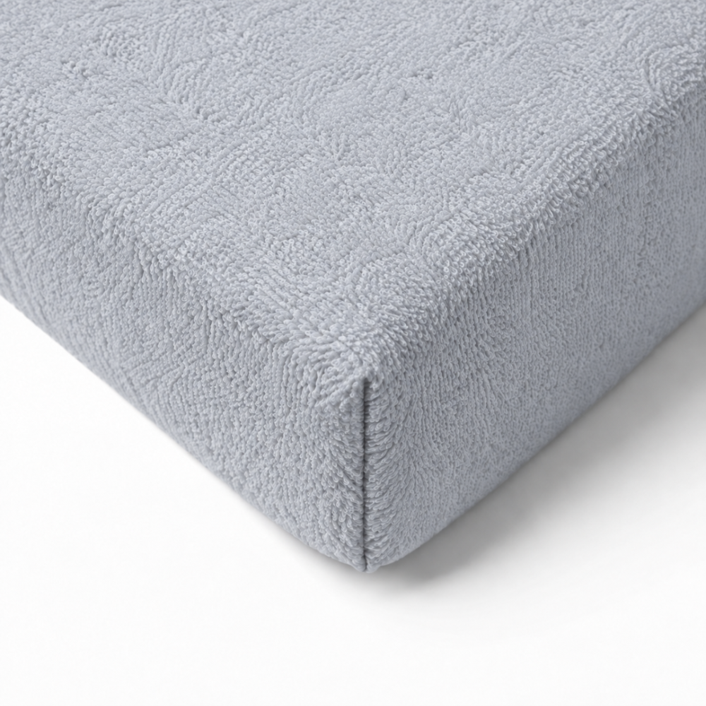 Frotē audums palags ar gumiju „Grey frote“. Palags ar gumiju 180x200, 90x200 cm, 140x200 cm, 160x200 cm, 180x200 cm, 200x220 cm. Maigi pelēks palags ar gumiju un smalkām cilpiņām uz virsmas. Frotē audums palags ar gumiju „Grey frote“. Palags ar gumiju 180x200, 90x200 cm, 140x200 cm, 160x200 cm, 180x200 cm, 200x220 cm. Maigi pelēks palags ar gumiju un smalkām cilpiņām uz virsmas.