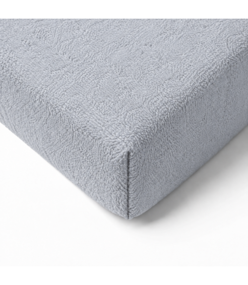 Frotē audums palags ar gumiju „Grey frote“. Palags ar gumiju 90x200