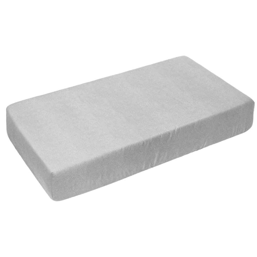 Frotē audums palags ar gumiju „Light Grey Terry sheet“. Palags ar gumiju 160x200, 160x200 cm, 180x200 cm. Maigs gaiši pelēks gultas veļas komplekts, piešķirot mierīgu un mūsdienīgu akcentu jūsu guļamistabas interjeram.