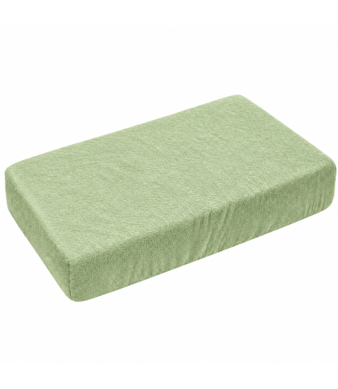 Frotē audums palags ar gumiju „Olive frote“. Palags ar gumiju 90x200