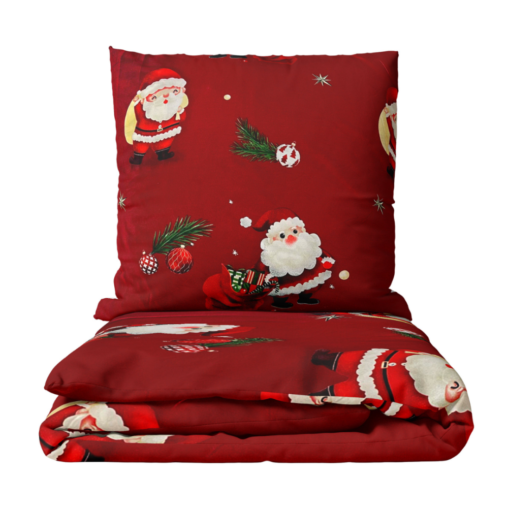 Ziemassvētku gultas veļa „Merry Maker“. Gultas veļas komplekti 140x200, 140x200 cm, 150x200 cm, 160x200 cm, 180x200 cm, 200x200 cm, 200x220 cm