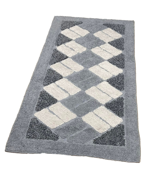 Paklājs "Grey Diamond Mosaic Rug"
