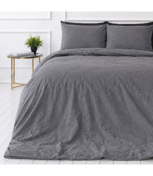 Lina gultas veļas „Linen Grey oasis“. Lina gultas veļa