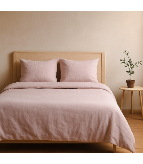 Lina gultas veļas „Linen Rose“. Lina gultas veļa