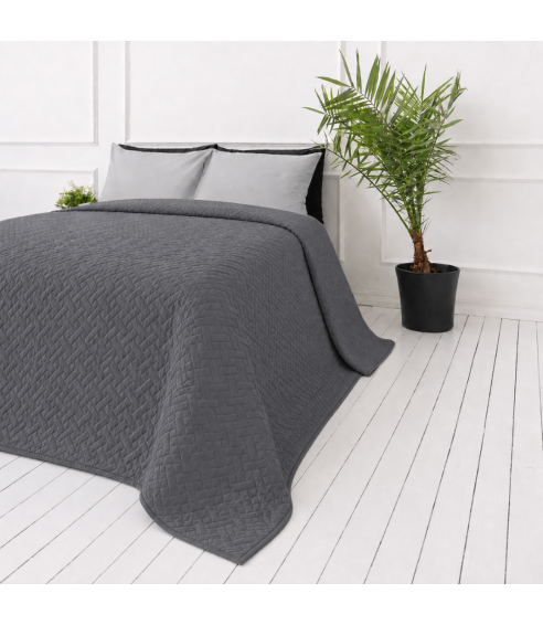 Gultas pārklājs "Bedspread Graphite". Pledi