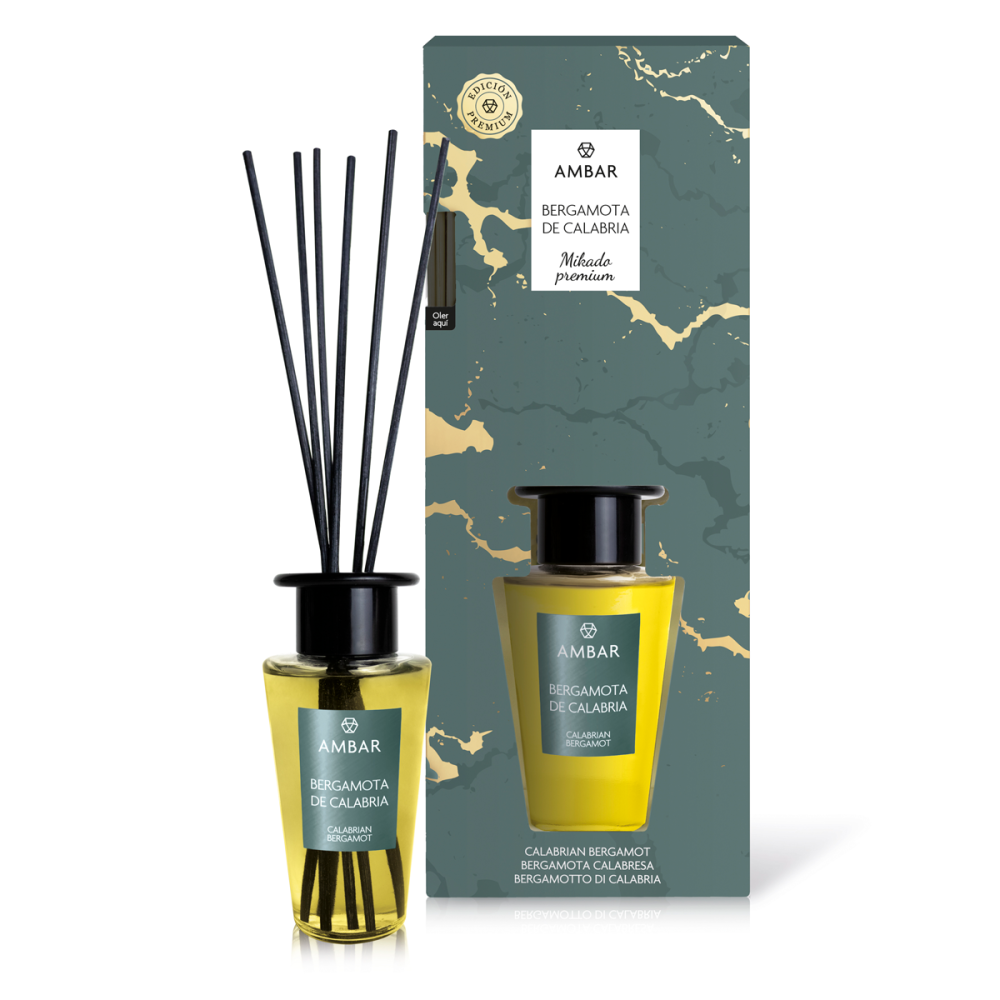 Mājas smaržas ar kociņi “Calabrian bergamot”. Mājas aromāti. Kalabrijas bergamotes aromāta mājas difuzors ar bambusa nūjiņām stilīgai un atsvaidzinošai aromāta izplatīšanai.