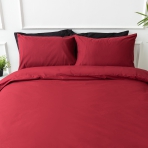 Premium satīna spilvendrāna "Maroon". Spilvendrānas 50x70