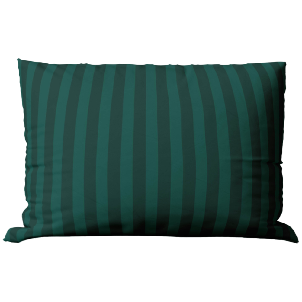 Spilvendrānas „Green Stripes“. Spilvendrānas 50x70