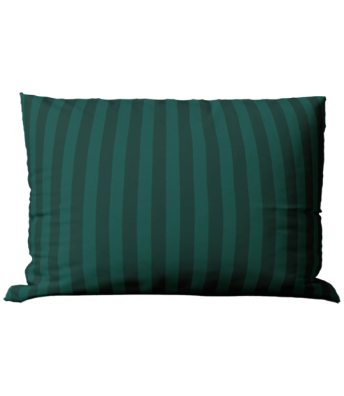 Spilvendrānas „Green Stripes“. Spilvendrānas 50x70