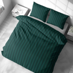 Spilvendrānas „Green Stripes“. Spilvendrānas 50x70