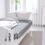 Palagi bez gumijas „Grey Ripple“. Palags bez gumijas, 150x220 cm, 180x220 cm, 200x220 cm, 220x260 cm