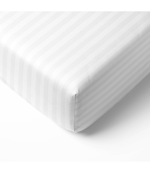 Palagi bez gumijas „White Stripes“. Palags bez gumijas