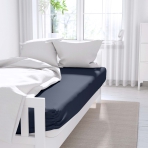 Palagi ar gumiju „Navy“. Palags ar gumiju 140x200, 90x200 cm, 140x200 cm, 160x200 cm, 180x200 cm