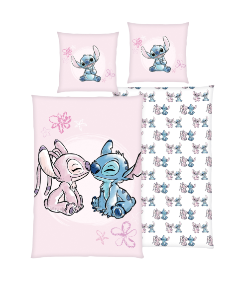 Gultas veļas komplekts „Angel and Stitch“. Bērnu gultas veļa