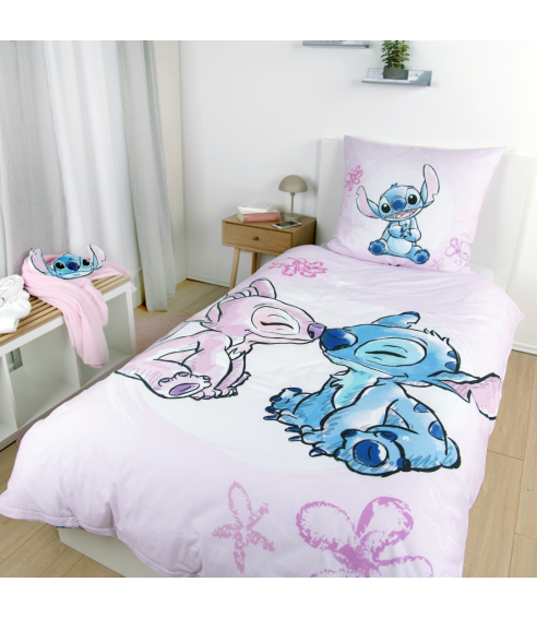 Gultas veļas komplekts „Angel and Stitch“. Bērnu gultas veļa