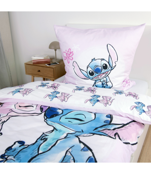 Gultas veļas komplekts „Angel and Stitch“. Bērnu gultas veļa