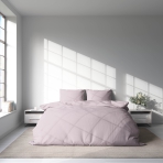 Gultas veļas komplekts „Ash rose“. Gultas veļa viesnīcām, 140x200 cm, 160x200 cm, 200x200 cm, 200x220 cm, 220x240 cm. Elegants pelnu rožu gultasveļas komplekts elegantai un aicinošai guļamistabai.