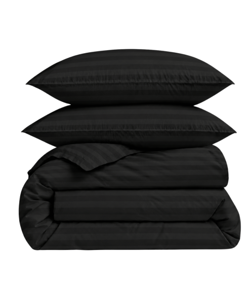 Gultas veļas komplekts „Black Stripes“. Gultas veļa viesnīcām