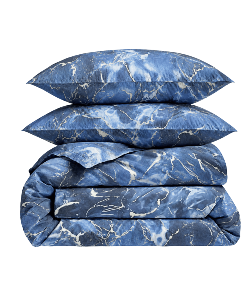 Gultas veļas komplekts „Cosmic Blue“. Gultas veļas komplekti 140x200