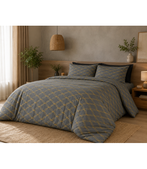 Gultas veļas komplekts „Cross“. Gultas veļas komplekti 140x200