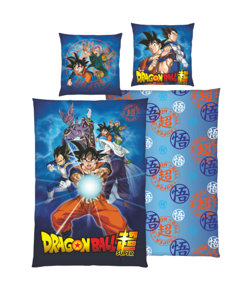 Gultas veļas komplekts „Dragon Ball Super“. Bērnu gultas veļa