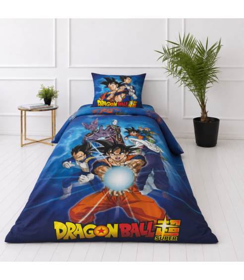 Gultas veļas komplekts „Dragon Ball Super“. Kokvilnas gultas veļa