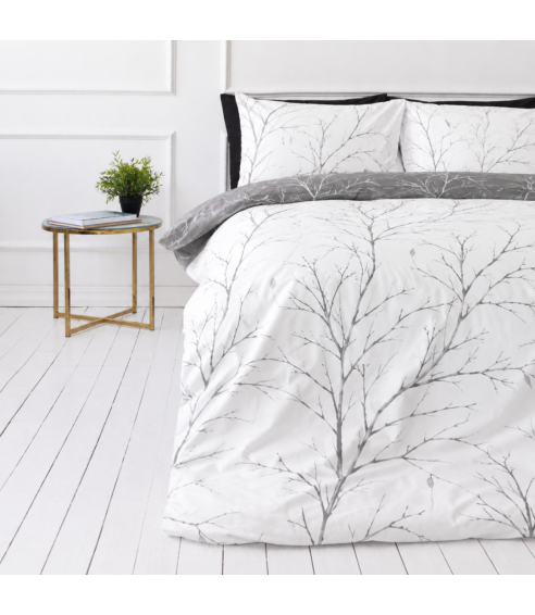 Gultas veļas komplekts „Woodland Gray“. Gultas veļas komplekti 140x200