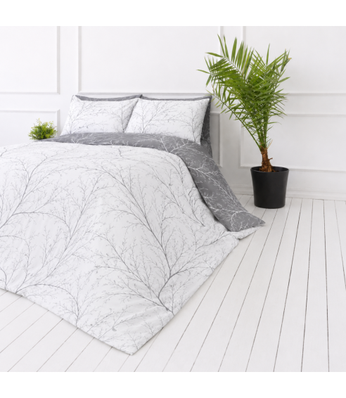 Gultas veļas komplekts „Woodland Gray“. Gultas veļas komplekti 140x200