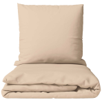 Gultas veļas komplekts „Frappe“. Bēša gultasveļa, 140x200 cm, 150x200 cm, 160x200 cm, 180x200 cm, 200x200 cm, 200x220 cm, 220x240 cm.  maigi brūns gultas veļas komplekts ar minimālistisku dizainu, piešķirot siltumu un mājīgumu.