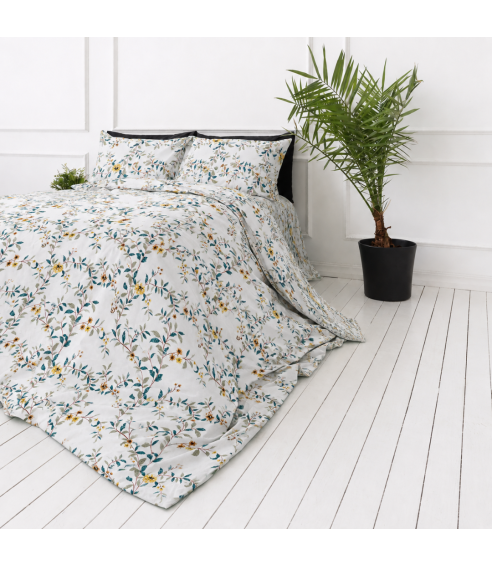 Gultas veļas komplekts „Garden Bliss“. Kokvilnas gultas veļa