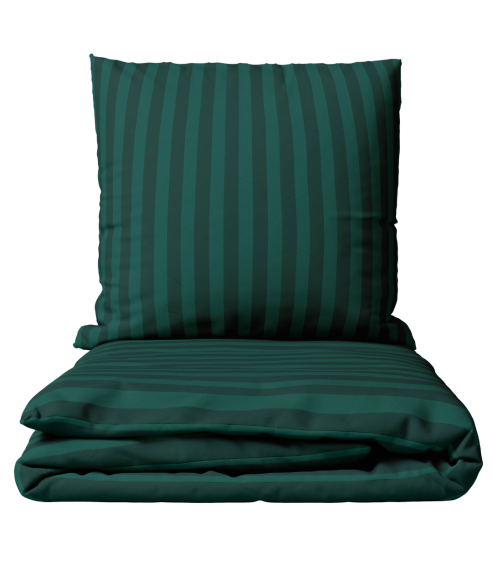 Gultas veļas komplekts „Green Stripes“. Gultas veļas komplekti 140x200