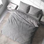 Gultas veļas komplekts „Grey Ripple“. Gultas veļas komplekti 140x200, 140x200 cm, 160x200 cm, 200x200 cm, 200x220 cm, 220x240 cm