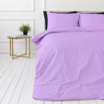 Gultas veļas komplekts „Keepsake Lilac“. Vienkrāsaina gultas veļa, 140x200 cm, 150x200 cm, 160x200 cm, 180x200 cm, 200x200 cm, 200x220 cm, 220x240 cm. Šis gultas komplekts piedāvā maigu lavandas krāsu, kas piešķir guļamistabai komfortu un mieru.