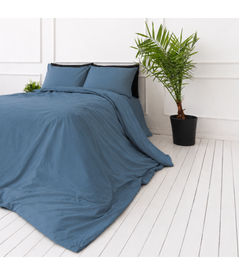 Gultas veļas komplekts „Yale Blue“. Gultas veļas komplekti 140x200
