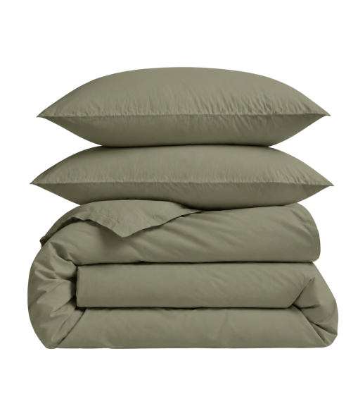 Gultas veļas komplekts „Khaki Grey“. Gultas veļas komplekti 140x200