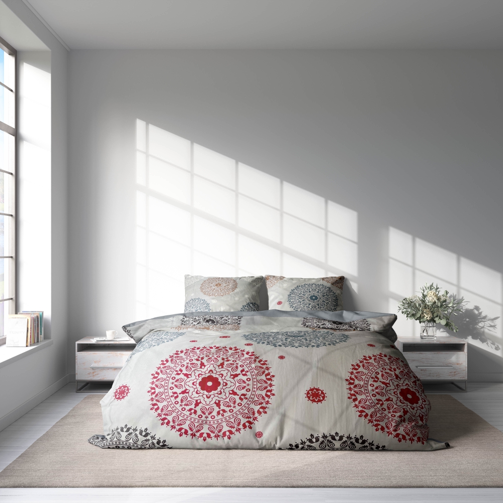 Gultas veļas komplekts „Mandala“. Gultas veļas komplekti 200x200, 140x200 cm, 160x200 cm, 180x200 cm, 200x200 cm, 200x220 cm