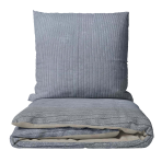 Pļušo gultas veļa „Minky Grey“. Gultas veļas komplekti 200x220, 200x220 cm. Gultas veļas komplekts no mīksta pelēka plīša auduma, kas nodrošina mājīgu un greznu sajūtu.