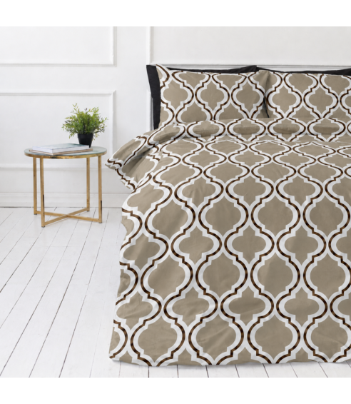 Gultas veļas komplekts „Moroccan Beige“. Kokvilnas gultas veļa
