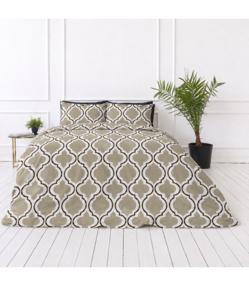Gultas veļas komplekts „Moroccan Beige“. Kokvilnas gultas veļa