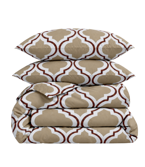 Gultas veļas komplekts „Moroccan Beige“. Kokvilnas gultas veļa